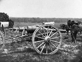 Parrott rifles on the Penninsular Campaign